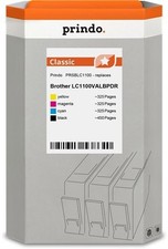 ORIGINAL Prindo Multipack nero / ciano / magenta / giallo PRSBLC1100 Classic ~14