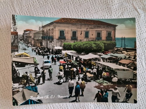 Cartolina bovalino mercato - cartolina,