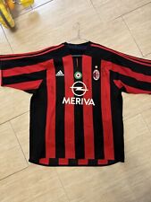 AC MILAN Maglietta autografata da tutti 2003/04 SIGNED JERSEY milanello