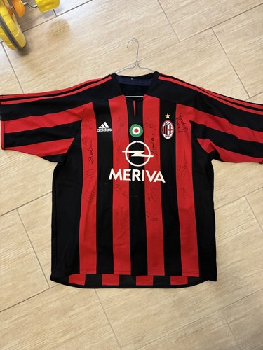 Milan maglietta autografata - milan,