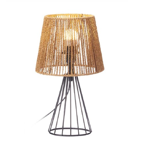 Lampada metallo corda - metallo,