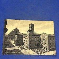 BOLOGNA PALAZZO ENZO RE - Cartolina Bianco E Nero