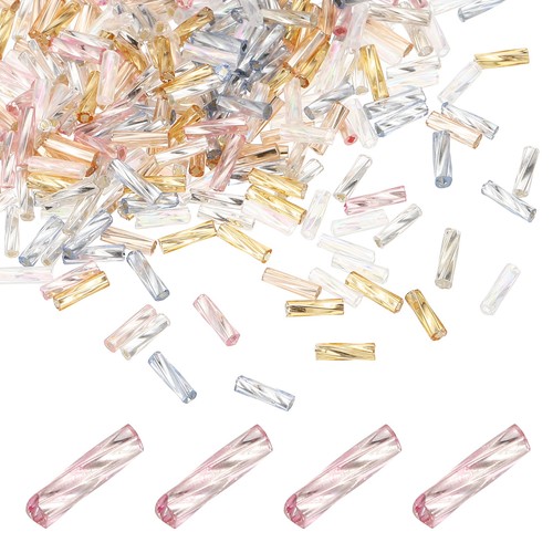 Perline vetro 1500pz 2x6mm - di,