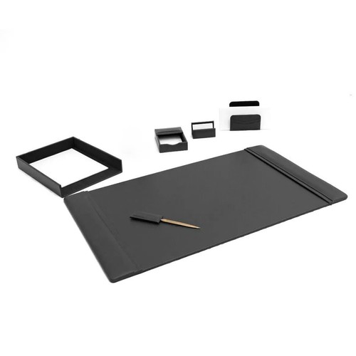 Set scrivania pelle 7 - set, (7