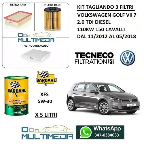 Tagliando filtri olio - olio, bardahl