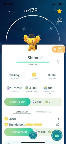 Cappello shiny shinx - ✨,