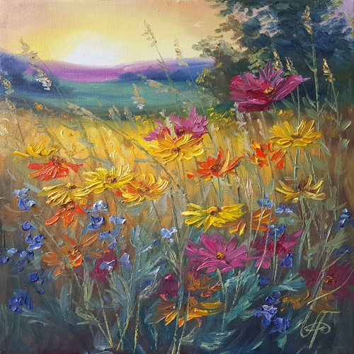Fiori selvatici dorati