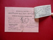 Autografo Amerigo Bartoli Avviso di Pagamento Mostra Saletta Modena 1951 Terni