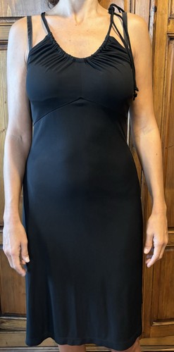 Abito elegante nero lungo - abito,