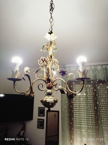 Lampadario capodimonte - lampadario,