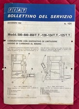 Fiat BOLLETTINO DEL SERVIZIO