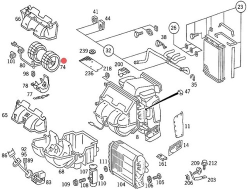 Mercedes w124 motore elettrico - motore,