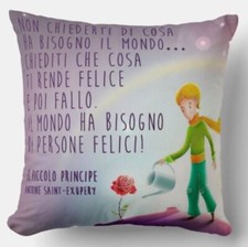 cuscino personalizzato PICCOLO PRINCIPE, 40x40, camera da letto, regalo,bambino