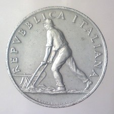 REPUBBLICA ITALIANA 2 lire Spiga 1949