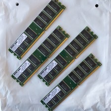 RAM 4GB 4x1GB DDR400 PC3200 CL3 200MHz Buffalo Melco PC3200U-30330-B1 128x64
