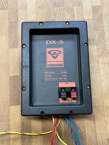 Cerwin vega dx5 crossover - cerwin,