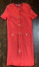 Abito vintage anni '80 rosso