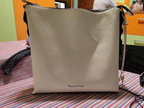 Borsa spalla bianca - borsa,