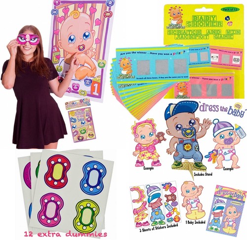 Giochi baby shower attacca - baby,