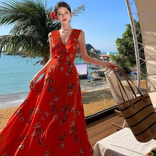Vestito abito elegante - vestito, lungo