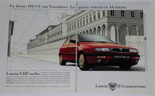 Advert pubblicità 1994 lancia - pubblicità,