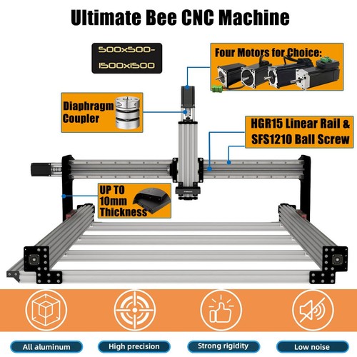 Ultimate bee cnc - kit, meccanico