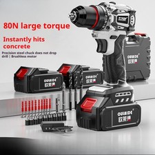 Trapano Elettrico Trapano a Percussione Brushless Manuale Pistola Casa Trapano 21V