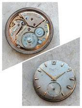 60s BREITLING MANUAL VINTAGE WATCH MOVEMENT MOVIMENTO OROLOGIO UHREN WORKING