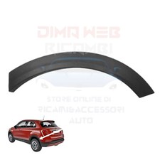 MODANATURA GIROPARAFANGO POSTERIORE SINISTRO NERA PER FIAT 500X CROSS DAL 2014