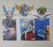 GO NAGAI SUPER ROBOT COLLECTION 3 POSTER + ALLEGATI DYNAMIC 2016 OTTIMO