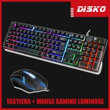 TASTIERA GAMING MOUSE LED