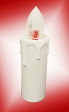 LUMINO VOTIVO FINTA CANDELA A LED CON BATTERIE