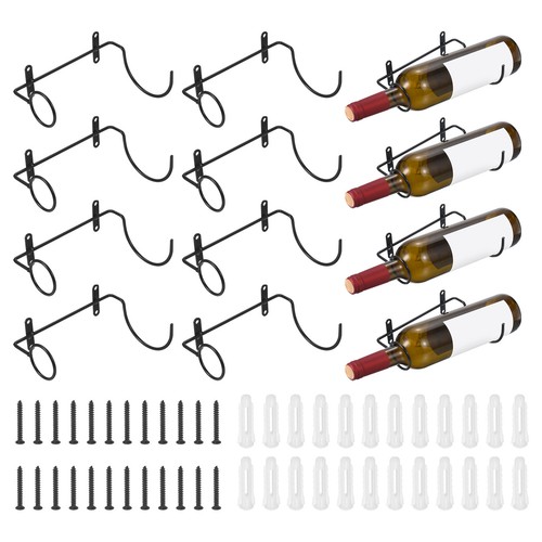 12pcs spiral wine wall holder - spiral,