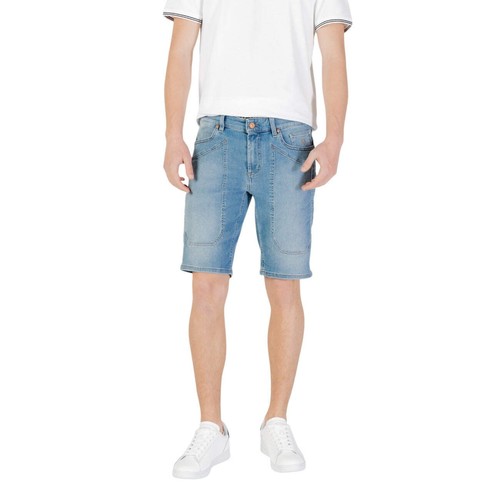 Jeckerson blu bermuda uomo - uomo,