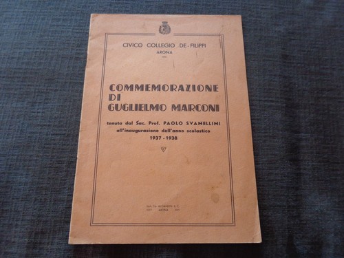Fascismo 1937 arona collegio - 1937,