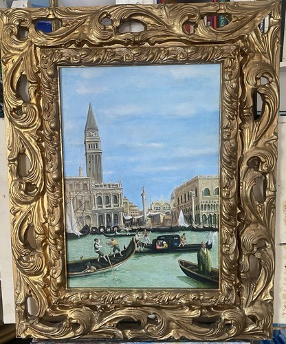 Quadro dipinto canaletto - quadro,