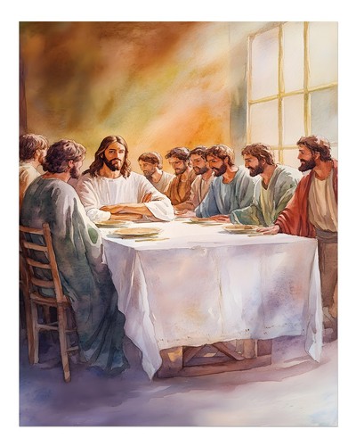 Elegante quadro religioso