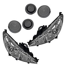 2x Coppia Fari Fanali Anteriori per Peugeot 207 Dal 2006 Senza Fendinebbia