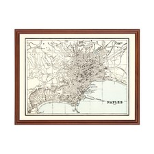 Vecchia Mappa di Napoli 1893 -