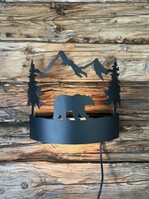 Lampada a muro in metallo -