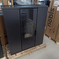 stufa a pellet idro usata Ravelli HRV 140 Silhouette con 300 ore di lavoro