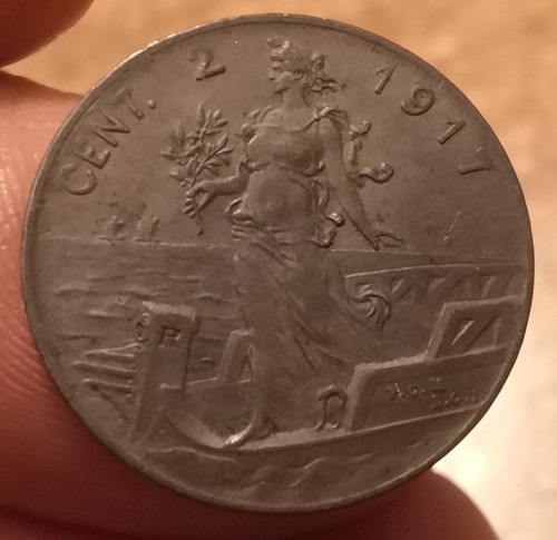 Moneta centesimi 1917 - 2,