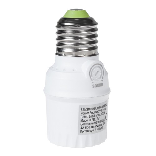 Portalampada e27 con sensore - con,