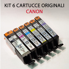 6 CARTUCCE ORIGINALI CANON PGI-580 CLI-581 PB 1999C001 TS8350 8351 9150 9155