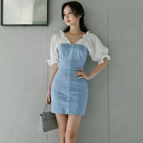 Elegante vestito abito - , donna