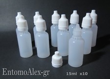 flaconi PE bottiglie 15ml x10