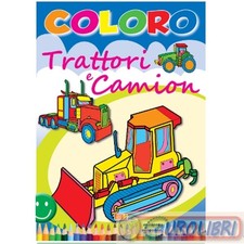LIBRO DA COLORARE TRATTORI E