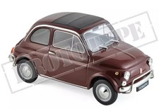 1/18 Fiat 500 L 1968 Coral Red Diecast Model Car