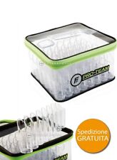 BORSA PORTA EGI 48 POSTI FISHING FERRARI TRASPARENTE PESCA ARTIFICIALI SPINNING