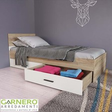 Letto singolo 2 cassetti